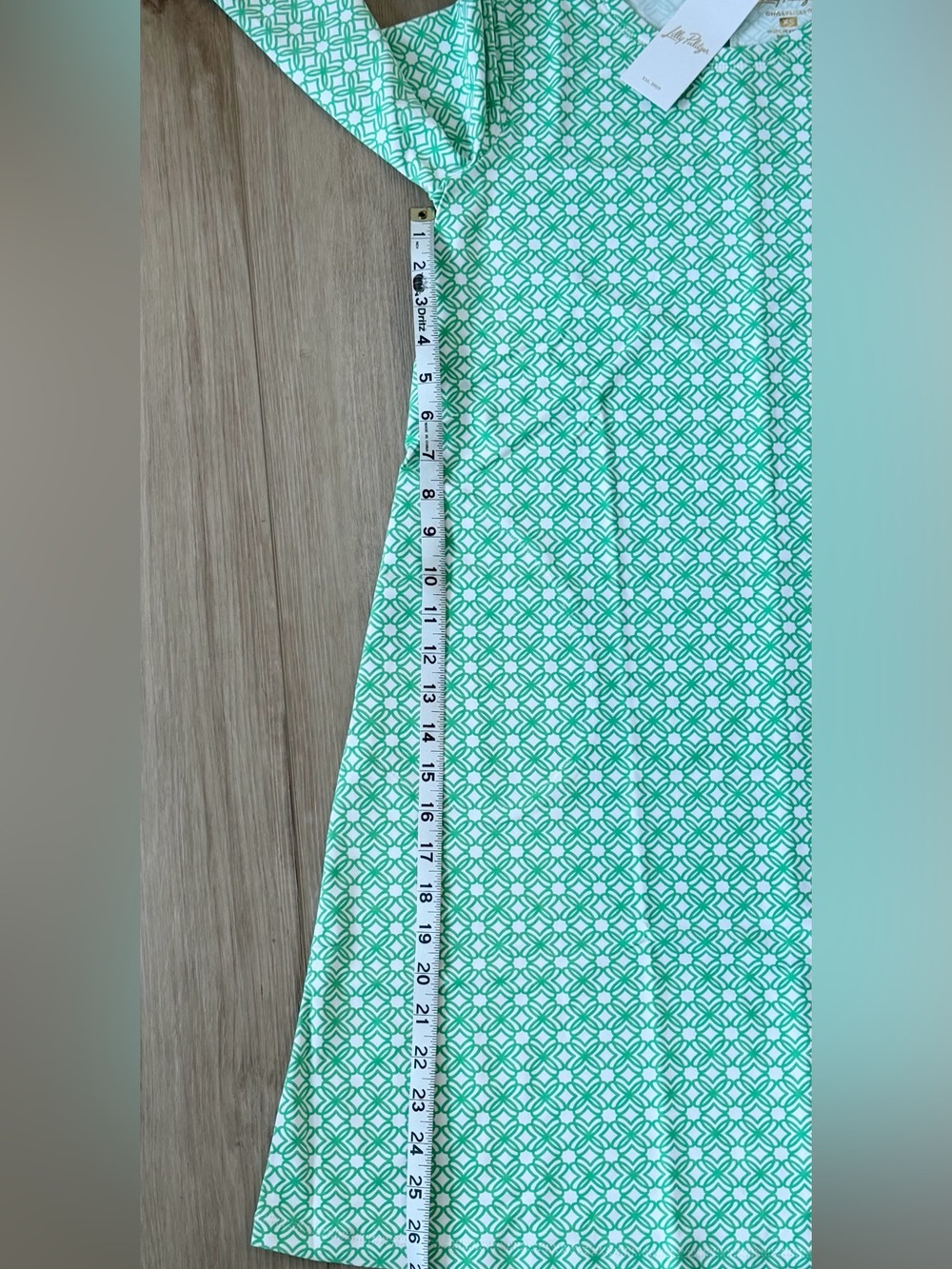 NWT Lilly Pulitzer Solia ChillyLilly Dress Fauna Green/Resort White XS - Picture 10 of 11